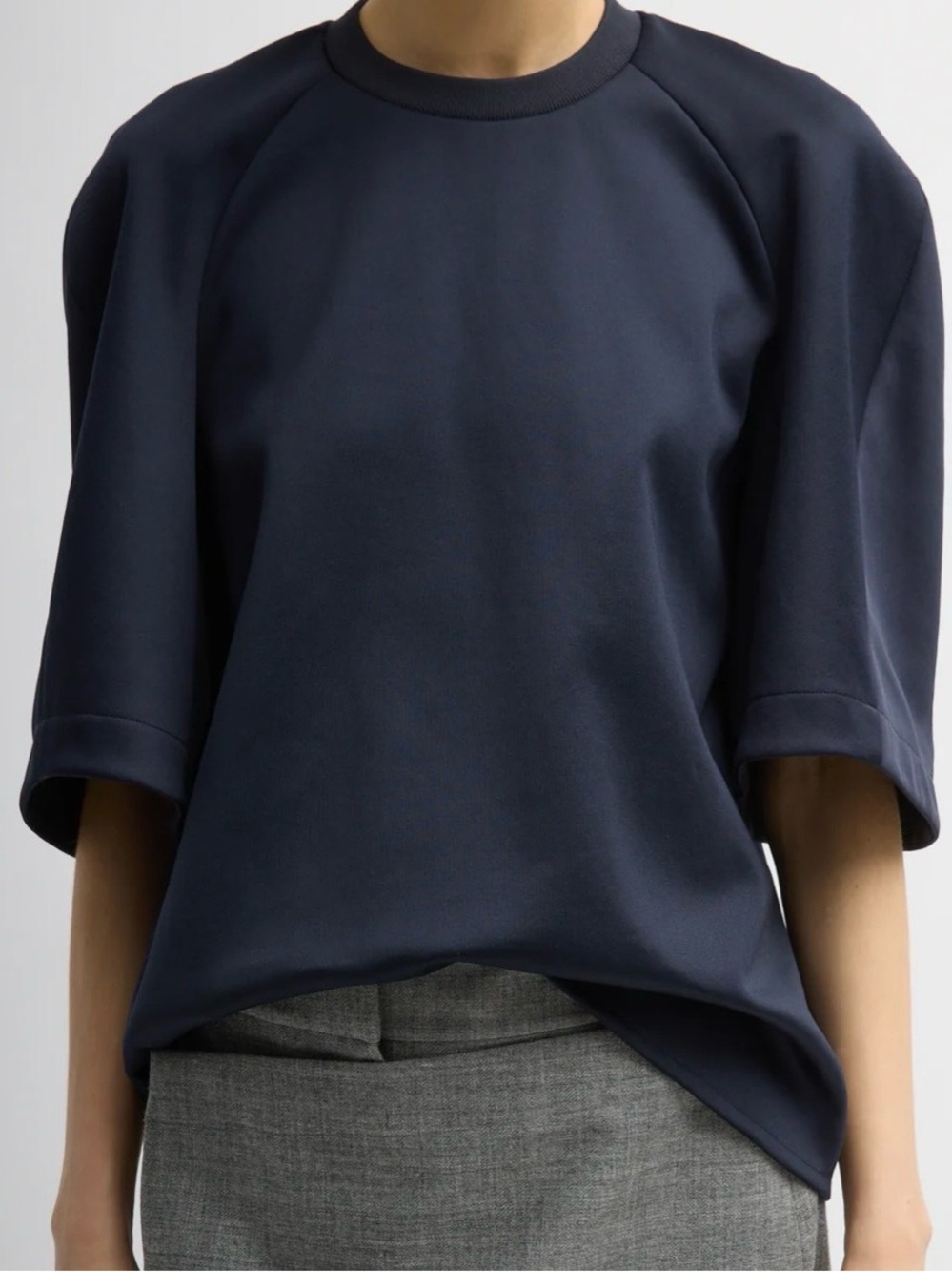 TIBI Active Knit Easy T Top L NWT